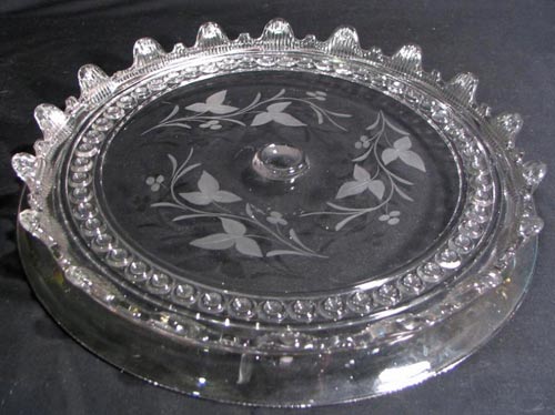 Unknown Birthday Candle Cake Plate