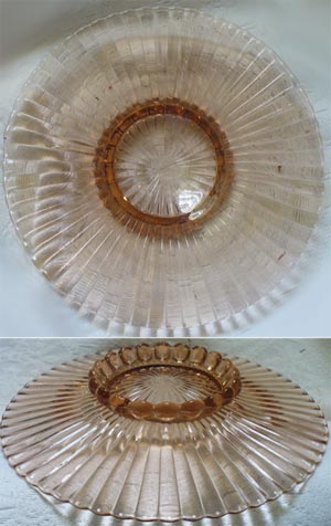 Unknown Pink Torte Plate