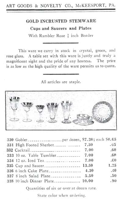 Art Goods and Novelty Company Catalog Page  9