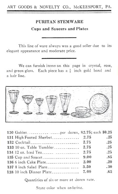 Art Goods and Novelty Company Catalog Page 10