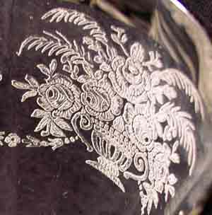 Unknown Floral Urn Etch