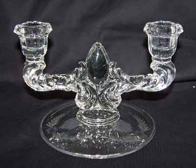 New Martinsville #  44 Teardrop Candlestick