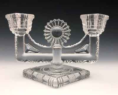 Cambridge # 501 Virginian Two-Light Candlestick