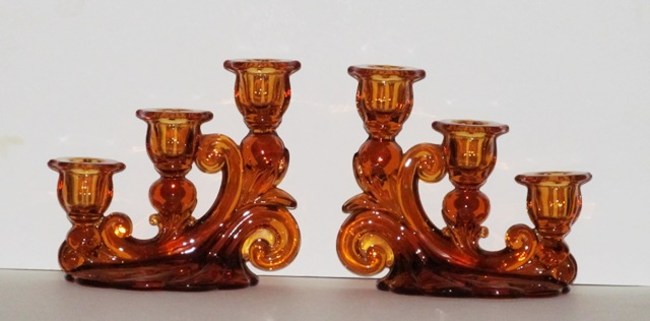 Cambridge #1338 Caprice Candlesticks