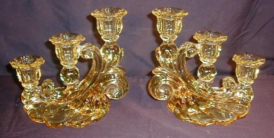 Cambridge #1338 Caprice 3-Light Candlestick