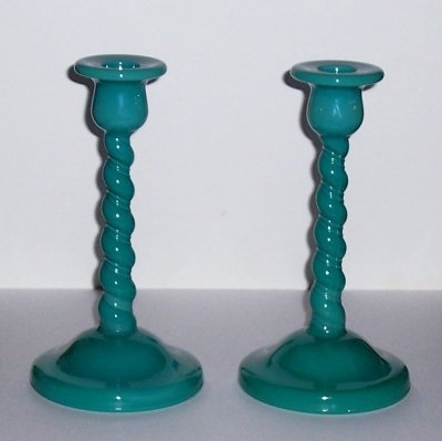 Cambridge # 366 Twist Candlesticks