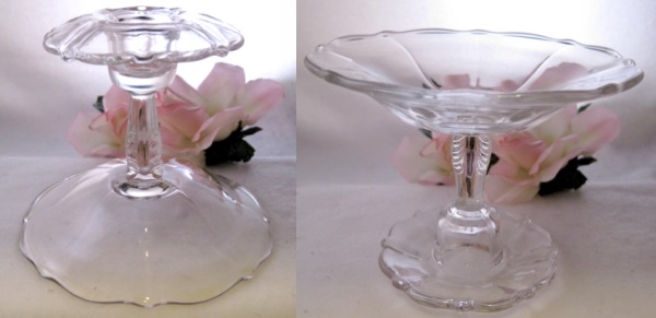 Cambridge #3900/  67 Corinth Candlestick / Compote