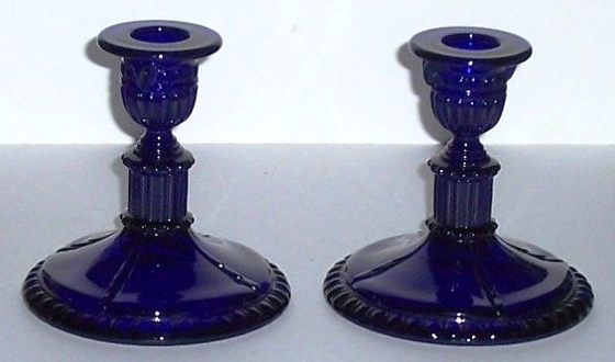 Cambridge #3500/ 74 Gadroon Candlesticks
