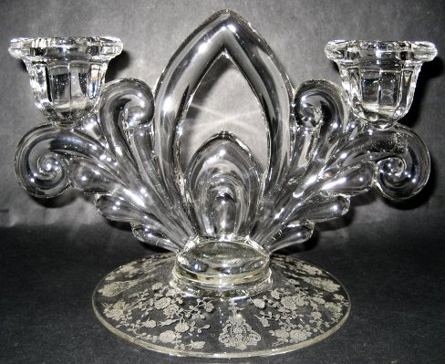 Cambridge #3900/  72 Caprice Duo Candleholer