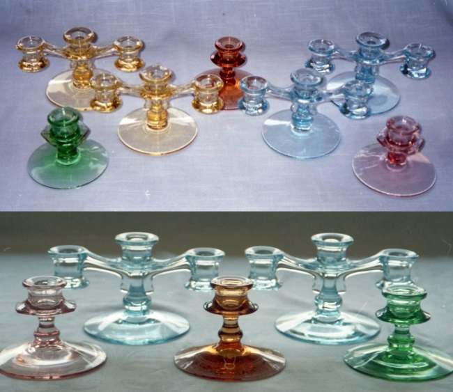 Fostoria #2383 Trindle Candlesticks