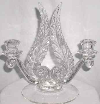 Fostoria #2636 Plume Duo Candlestick