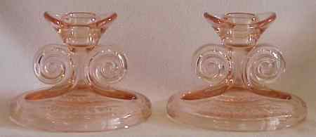 Fostoria #2395 Candleholders
