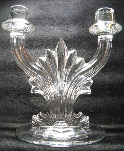 Fostoria #2484 Baroque Duo Candleholder