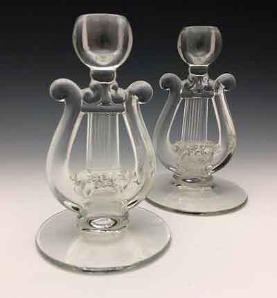 Paden City Lyre Candleholder