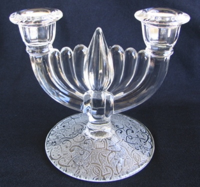 Paden City Candleholder w/ Loopie Etch