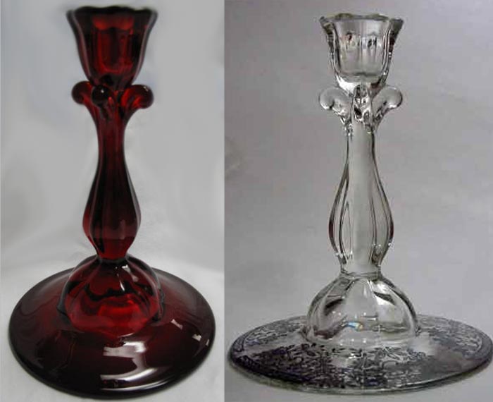 Paden City #1504  Chaucer Candlestick