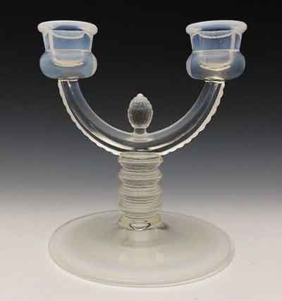 Fenton #2318 Two-Light Candlestick