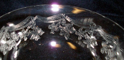 Tiffin Jap Lily Needle Etch