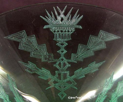 Tiffin Modernistic Etch