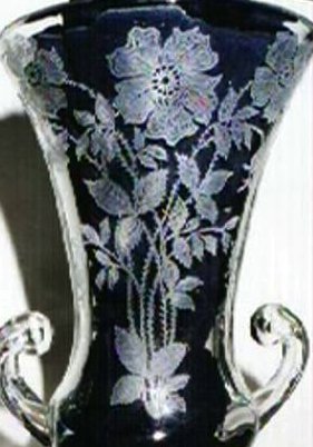 Tiffin #  319 Coronet Etch
