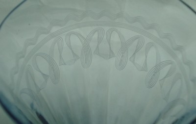 Tiffin #15028-1  Needle Etch on Unknown Tumbler