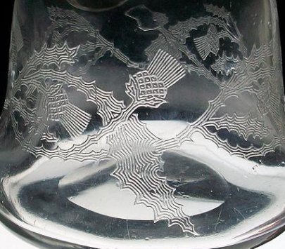 Tiffin #14179 Thistle Etch