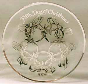 Silver City "Twelve Days of Christmas" Plate