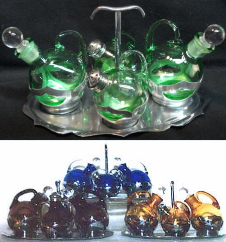 Cambridge #5454 Farber Bros Condiment Sets