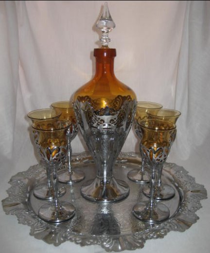 Cambridge #5791 Farber Bros Cocktail Set