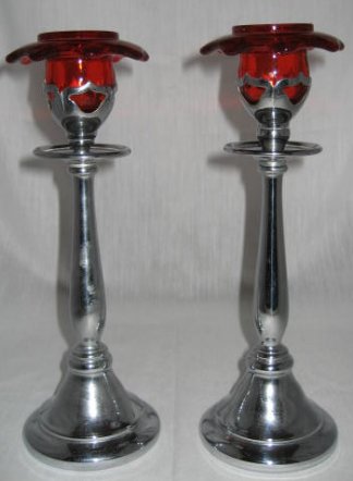 Cambridge #5670 Farber Bros Candleholders