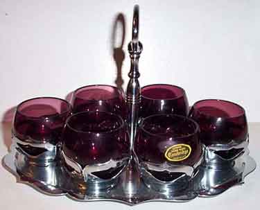Cambridge #3400 Farber Bros Cordial Tray