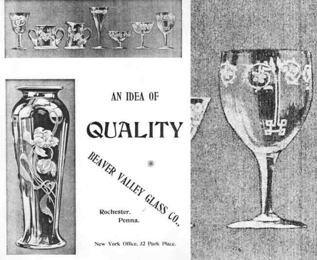 Beaver Valley Glass Co. Advertisement