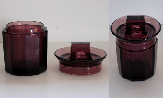 New Martinsville # 725 Humidor & Ashtray