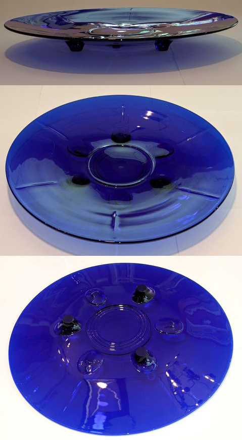 New Martinsville #  37 "Moondrops" or Georgian Platter