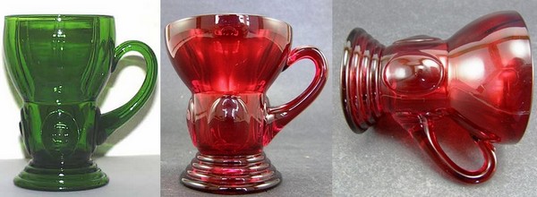 New Martinsville #  37 "Moondrops" or Georgian  Handled Tumbler