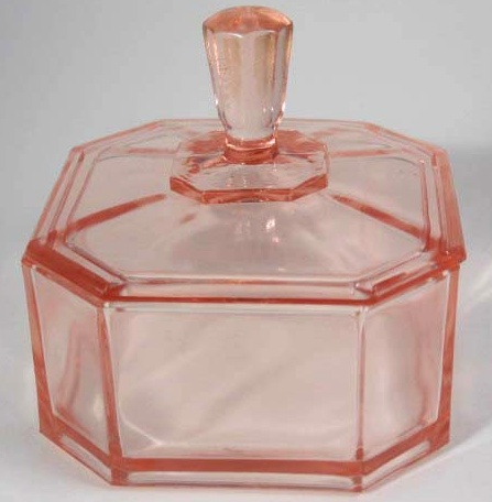 New Martinsville Powder Jar
