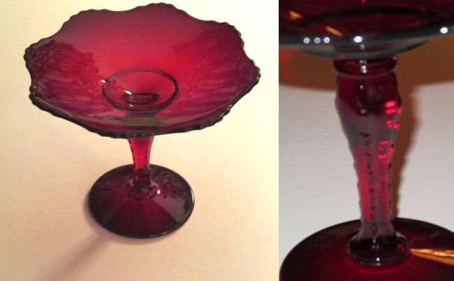 New Martinsville #4279 Radiance Compote