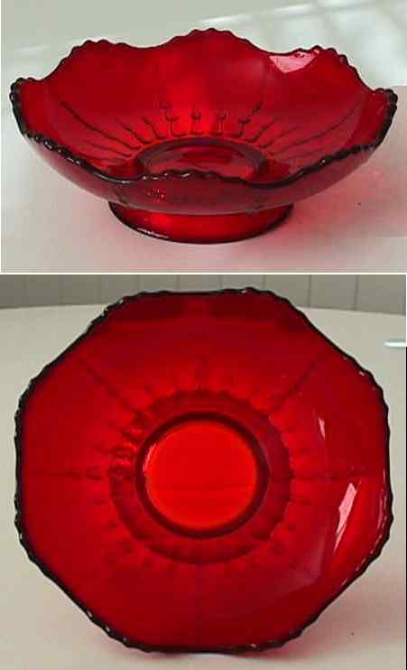 New Martinsville #  42 Radiance Ruby Bowl