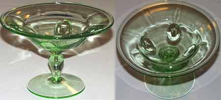 New Martinsville #  37 "Moondrops" or Georgian Compote