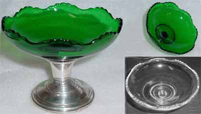 New Martinsville #  42 Radiance Epergnette Plain