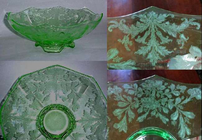 Imperial Bel-aire Etch on # 7287A Comport