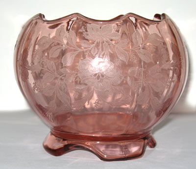 Imperial Bel-aire Etch on # 728 Rose Bowl