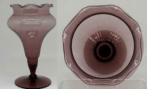 Morgantown # 1353 Art Nouveau 8" Candlelite