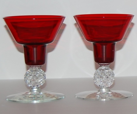 Morgantown # 7643 Dupont Candlesticks