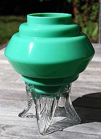 Morgantown #   71 Jupiter Vase with Italian Base