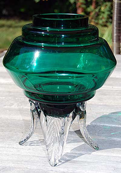 Morgantown #   71 Jupiter Vase with Italian base