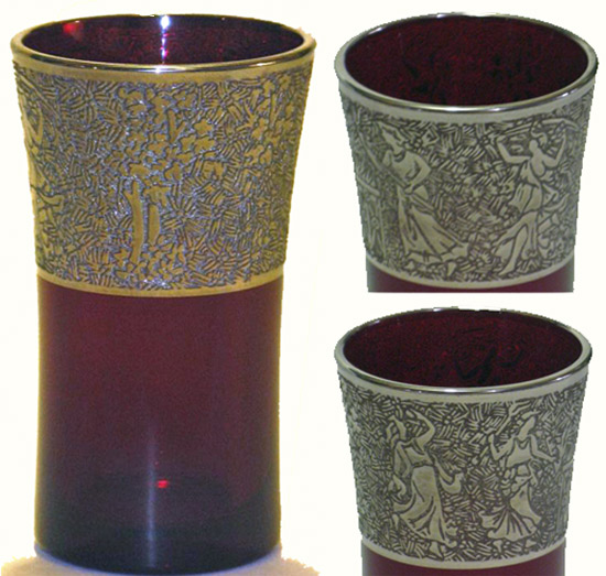 Morgantown # 9051 Bar Tumbler w/ Sparta Etch