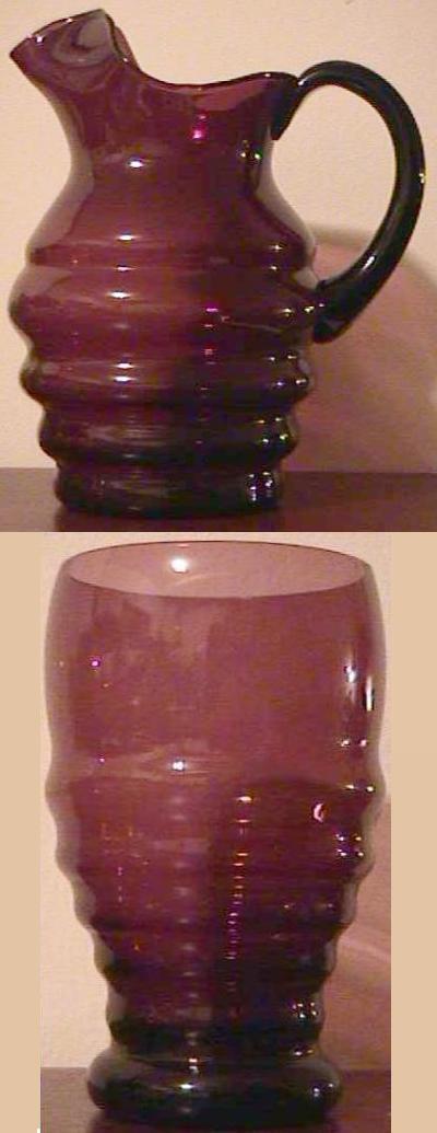 Cambridge #3078 Jug & Tumbler