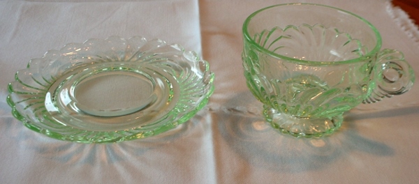 Cambridge #   17 Caprice Cup & Saucer
