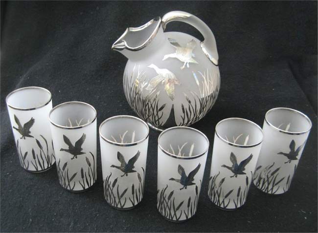 Cambridge Mallard Lemonade Set w/ Silver Decoration